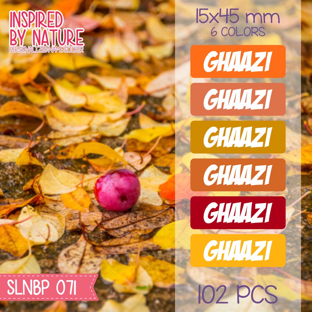 

Stiker label nama anak waterproof kartun sepatu buku sekolah SLNBP 071 - 080