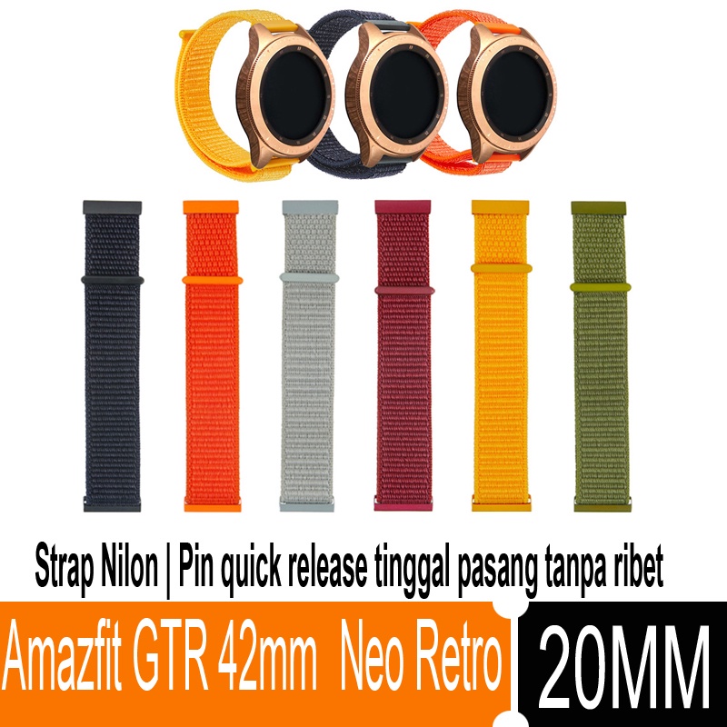Strap Nilon Amazfit GTR 42mm  Neo Retro