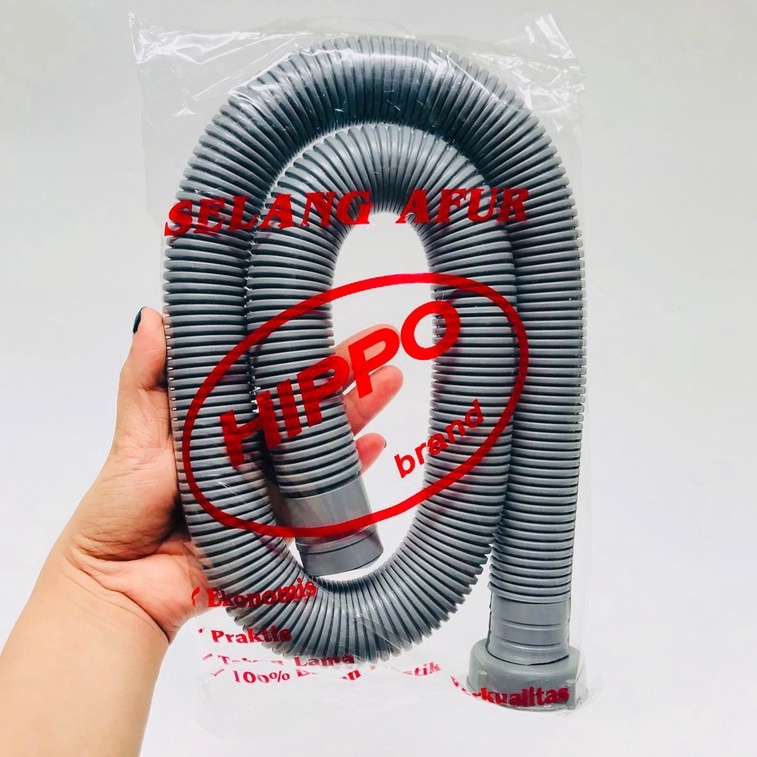 Flexible Sink Drain Hose - Selang Bak Cuci Piring HIPPO HIPPO Selang Afur Pembuangan Bak Cuci Piring Wastafel 1 meter - Pembuangan BCP -