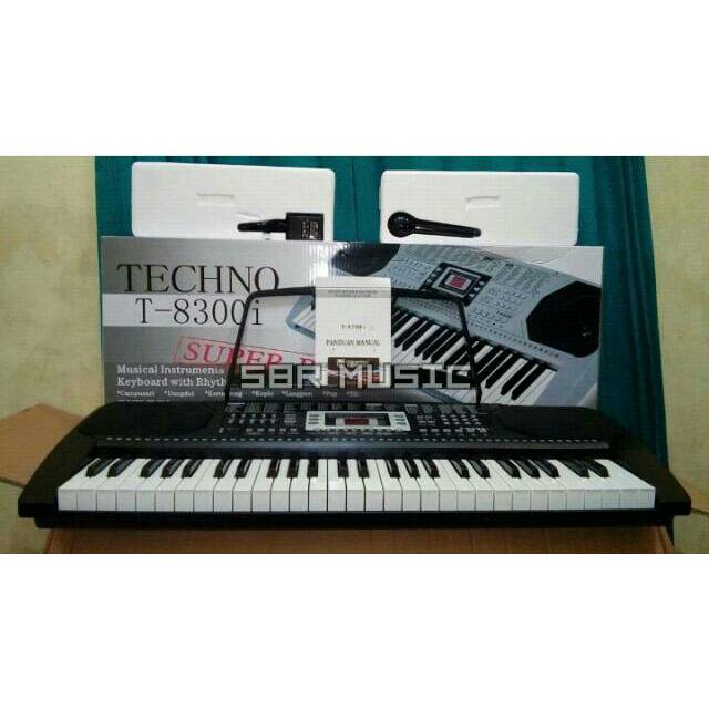 keyboard piano techno t-8300i