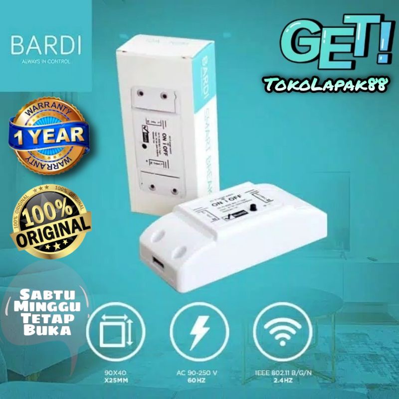 BARDI BREAKER ON OFF SWITCH BARDI SMART WIRELESS