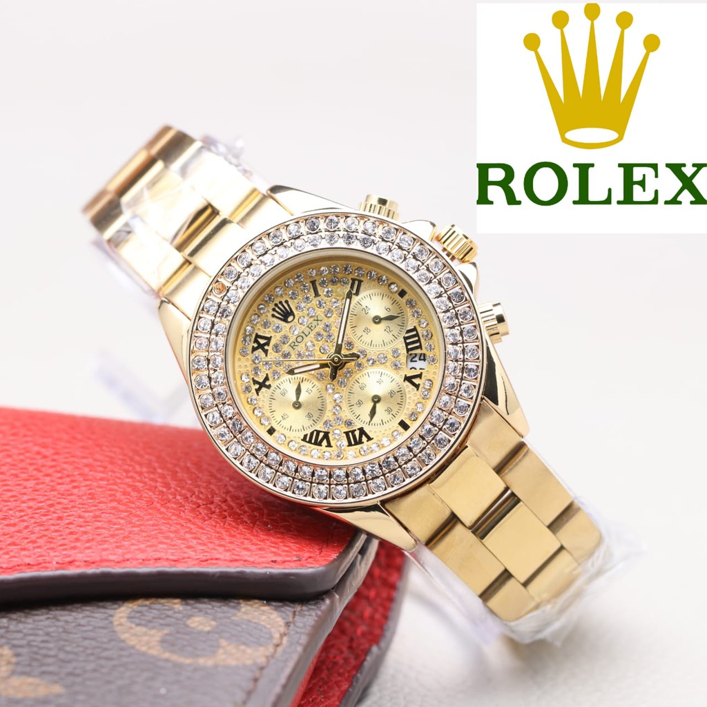 JAM TANGAN WANITA/JAM TANGAN CEWEK/JAM TANGAN MURAH ROLEK JJ611