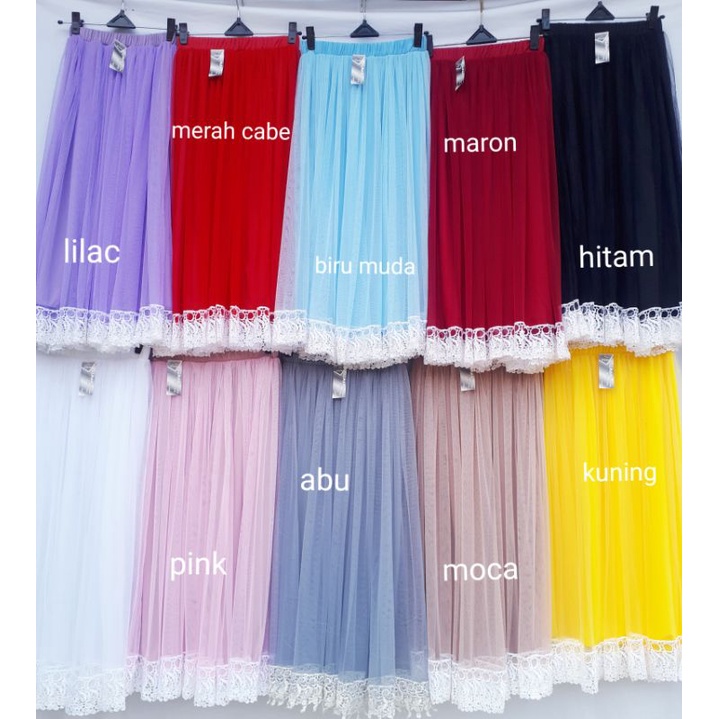 ROK TUTU TANGGUNG--ROK TUTU RENDA PRADA--BAWAHAN ROK PEREMPUAN--ROK TUTU USIA 6-12 TAHUN