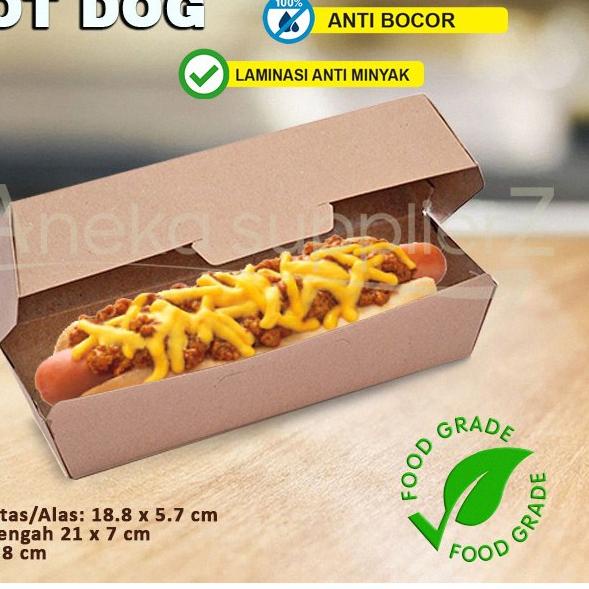 

← Kotak Hotdog - Box Hot Dog - Dus Hot dog | KRAFT COKLAT (50pcs) ✥