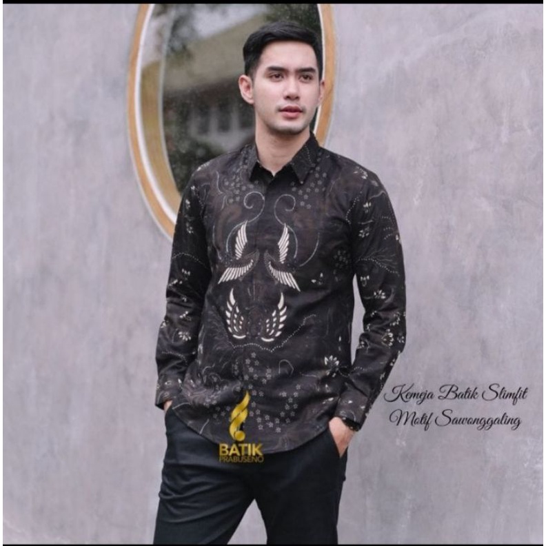 Sawonggaling Kemeja Batik Slimpit