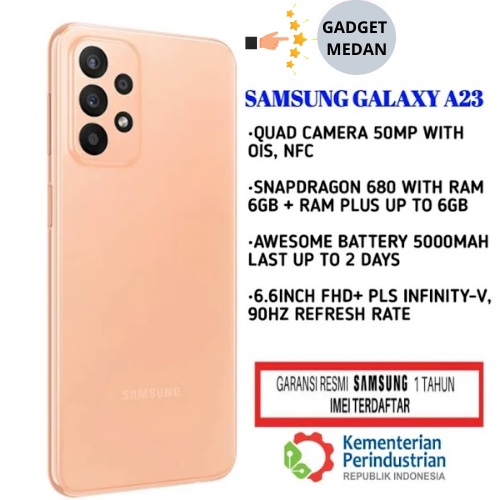 HP Samsung Galaxy A23 6/128 Garansi Resmi-3