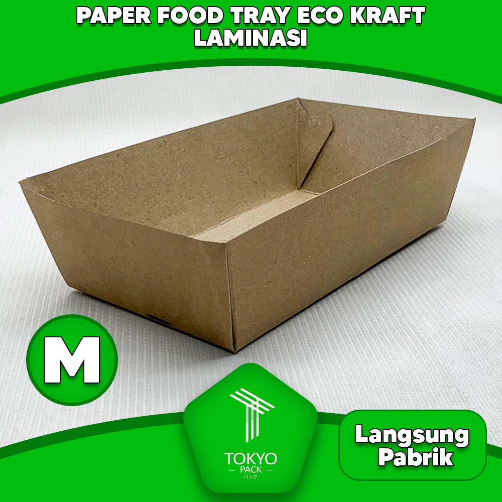 Jual PAPER TRAY M/FOOD TRAY M LAMINASI FOODGRADE GROSIR Shopee Indonesia