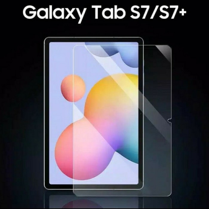 TEMPERED GLASS SAMSUNG TAB S7 PLUS - ANTI GORES SAMSUNG TAB S7PLUS S7+ - BC