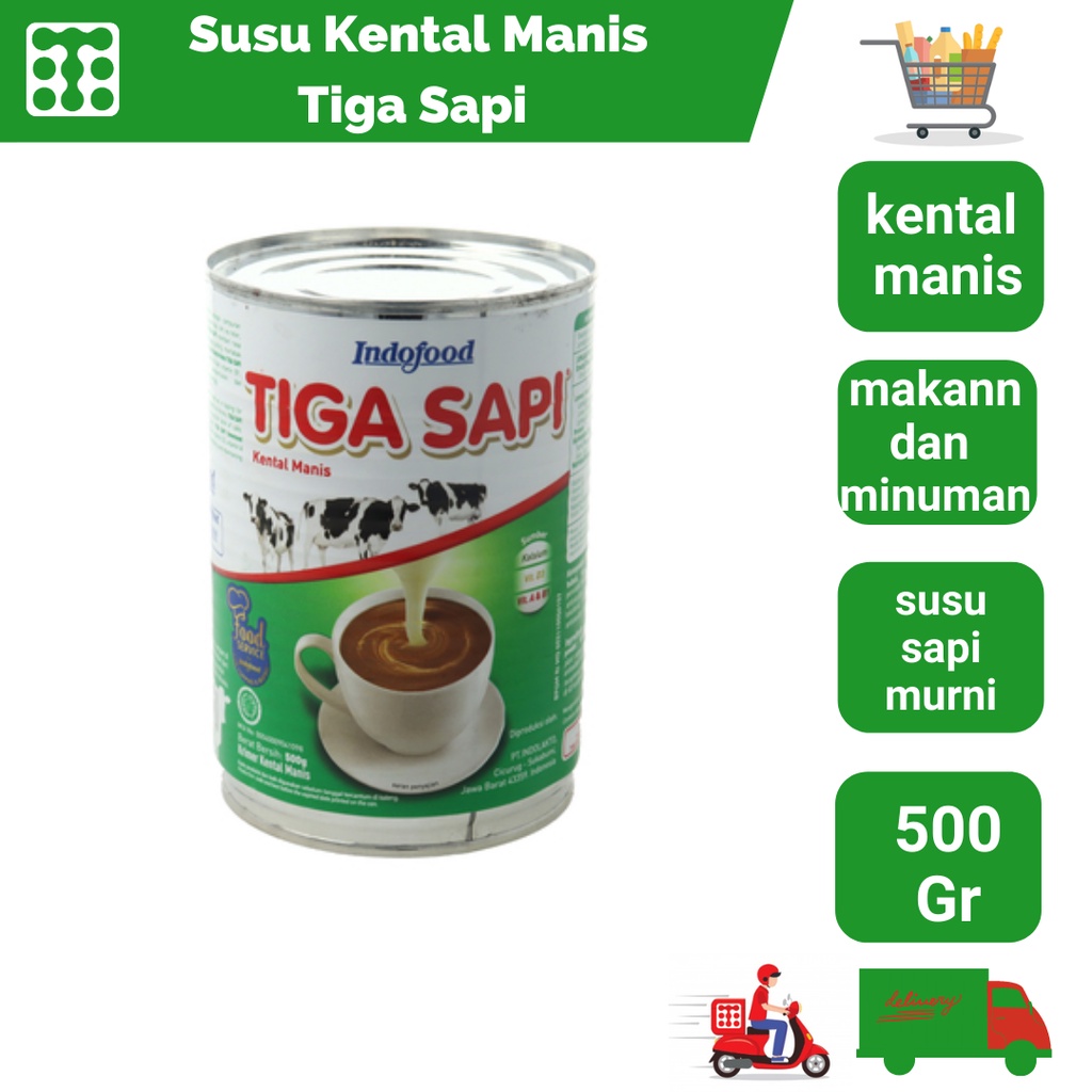

Susu Kental Manis Tiga Sapi 500 Gr