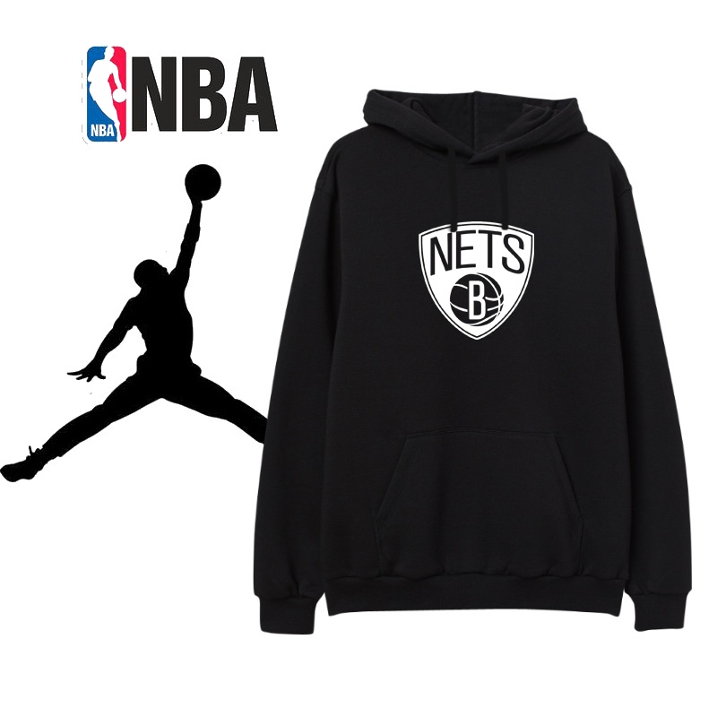 Hoodie Sweater Jaket Basket Ball NBA Brooklyn NETS