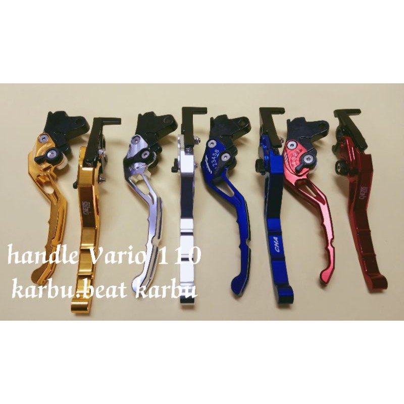 HANLDE REM HANDLE REM VARIASI BEAT KARBU VARIO 110 OLD KARBU MODEL STELAN JARUM CNC KIRI KANAN