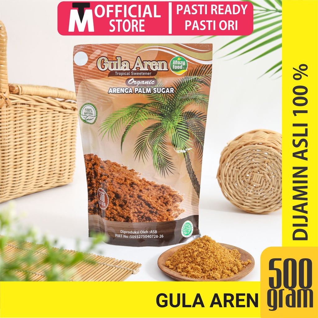 ILFAZY FOOD Gula Aren Semut Organik Murni 500 gram