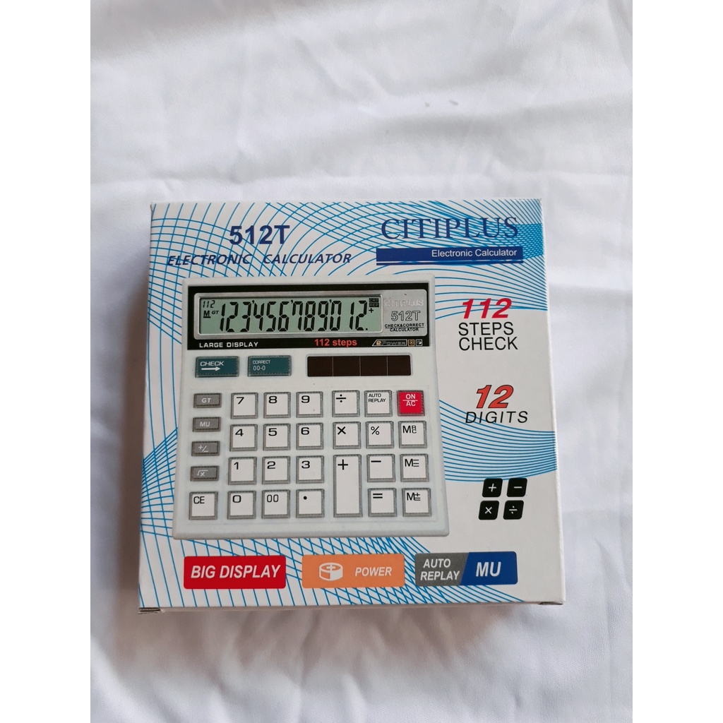

kalkulator / calculator dagang tombol mika 512T