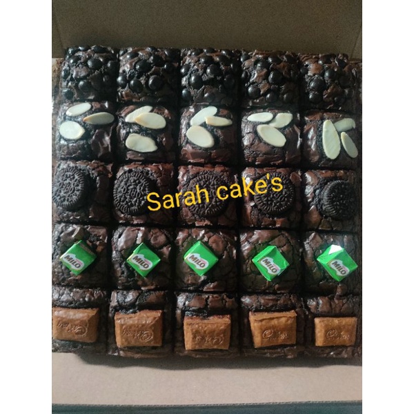 Fudgy brownies 20x20