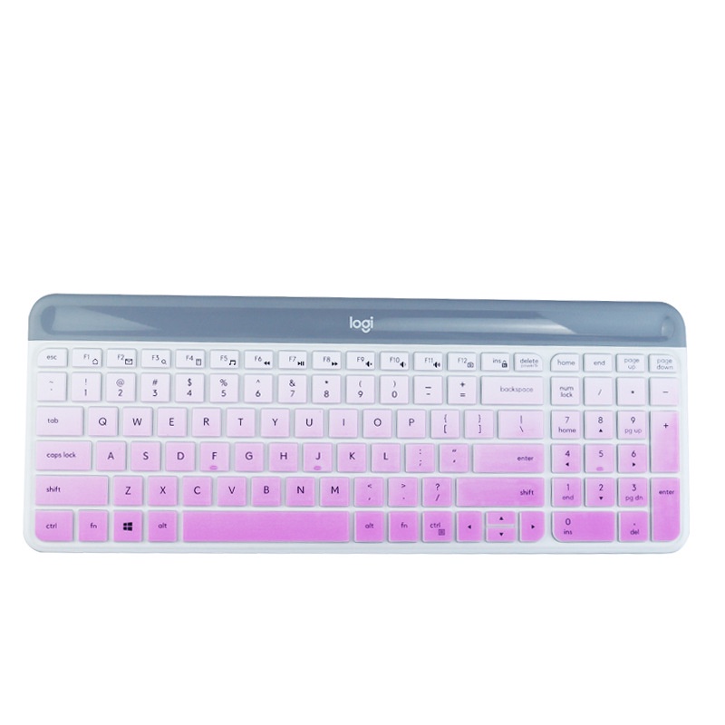 Pola Kartun Kreatif Logitech K580 Keyboard Film Pelindung Mk470 Tahan Air Debu Ultra Tipis Silikon Penutup Protksi Keyboard