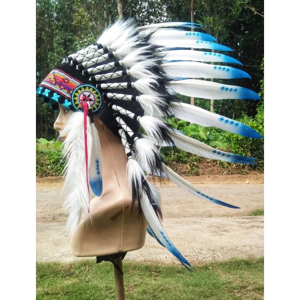 Topi indian /topi apache/ topi suku Indian/warbonnet