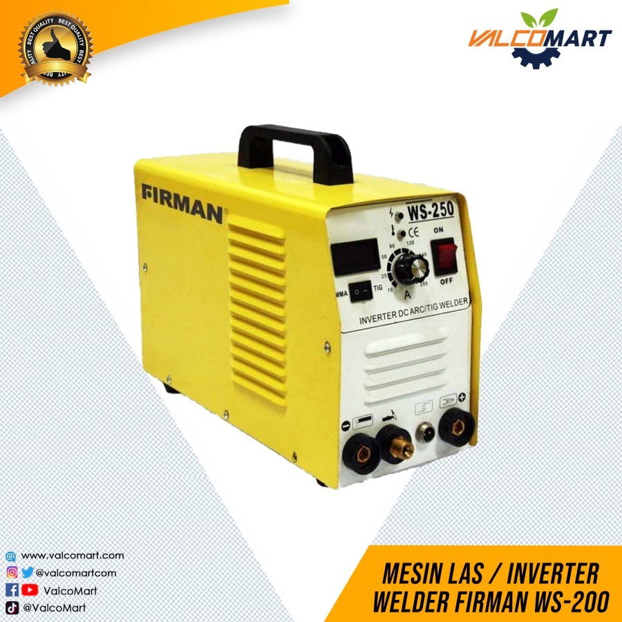 Firman WS-200 Mesin Las Inverter DC TIG