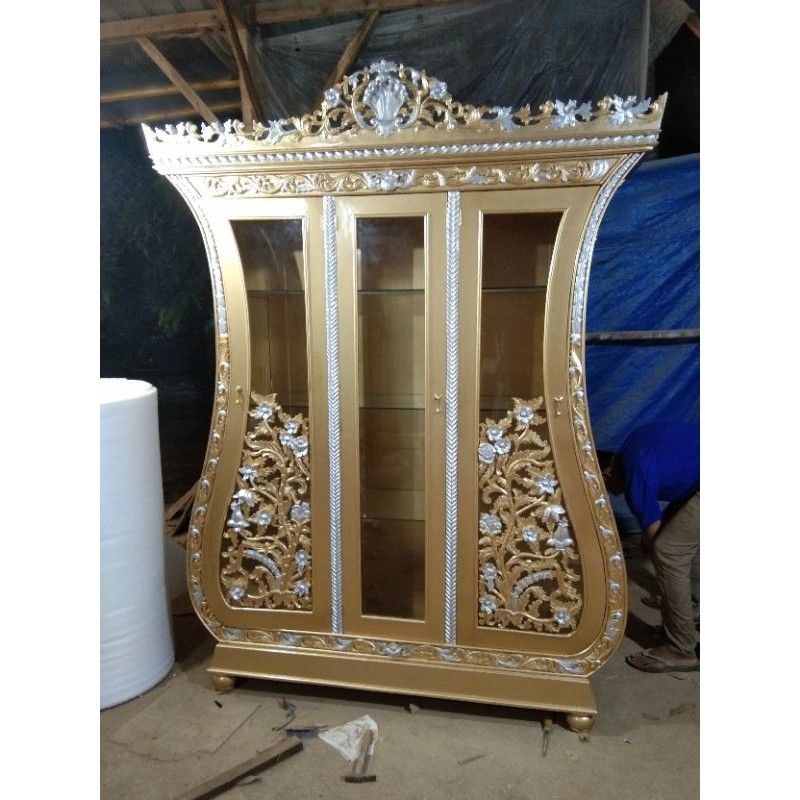 Lemari Hias Ukir/ Lemari Hias Jati