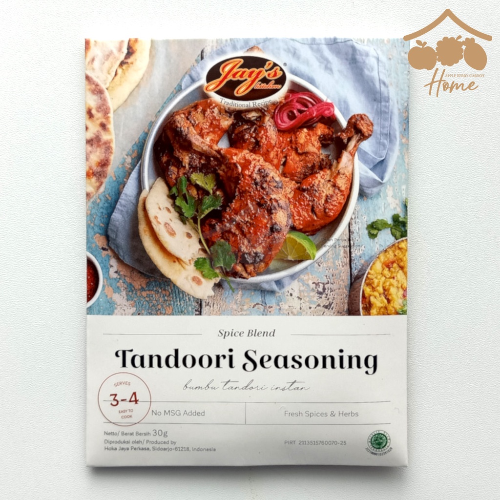 

Jay's seasoning & Spice Blend Tandoori bumbu instan jays jay s 30gr