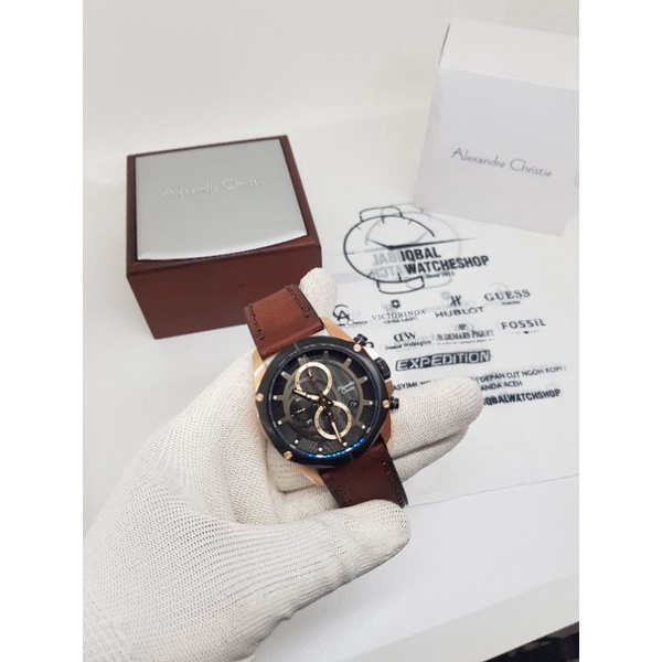 Jamtangan Pria Alexandre Christie 6589 Ac6589 Original