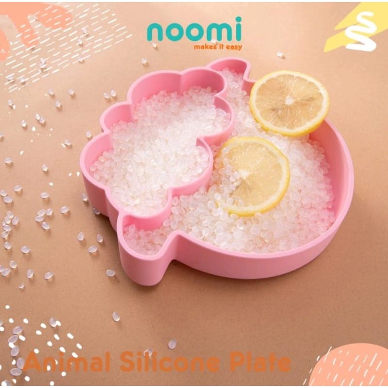 Noomi Animal Silicone Plate - Piring Makan Anak