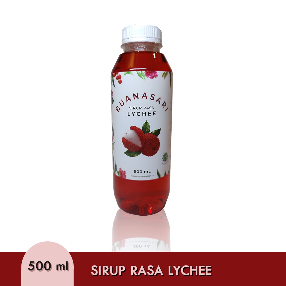 

Sirup Buana Sari rasa Lychee 500 ml