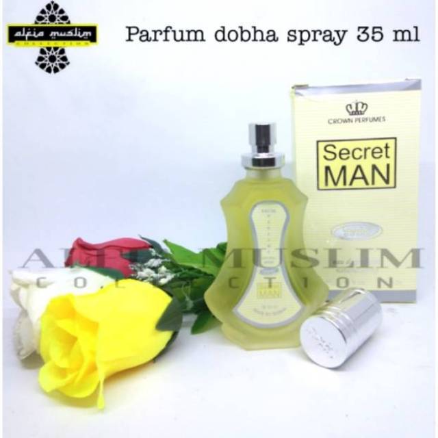 Parfum Dobha Spray 35ml Miyak Wangi Unisex Wangi Tahan Lama 100%