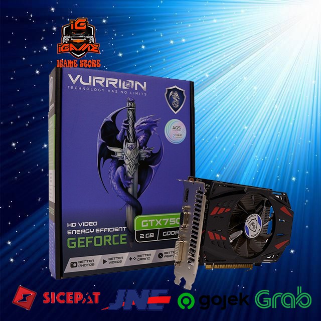 VGA VURRION GTX 750 2GB DDR5 128Bit GAMING VGA ORI MANTAFF