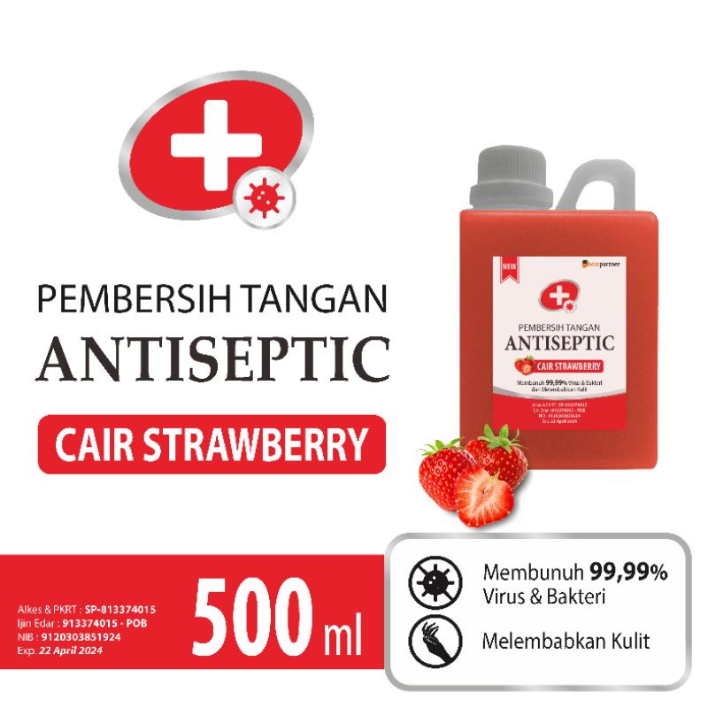 R-CLEAN Cairan Antiseptic Handsanitizer cair jerigen 500 ml aneka aroma