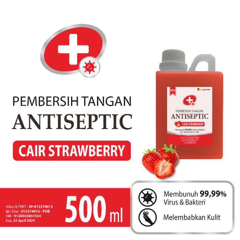 Handsanitizer antiseptic cair jerigen 500 ml aneka aroma