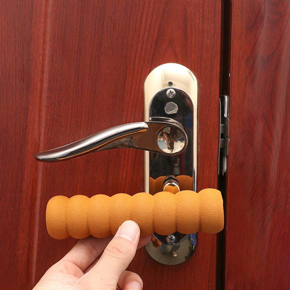 Top 2/5pcs Pelindung Gagang Pintu Rumah Lembut Anti Tabrak Dekorasi Rumah Doorknob Guard Baby Safety