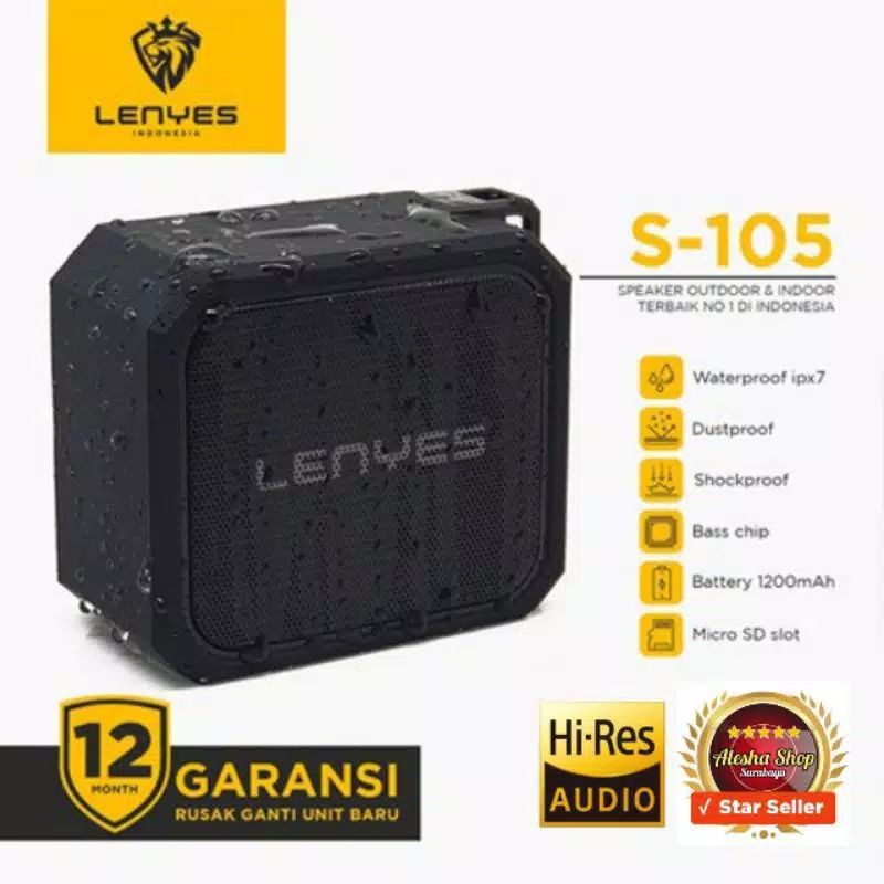 Speaker Bluetooth Lenyes S-105
