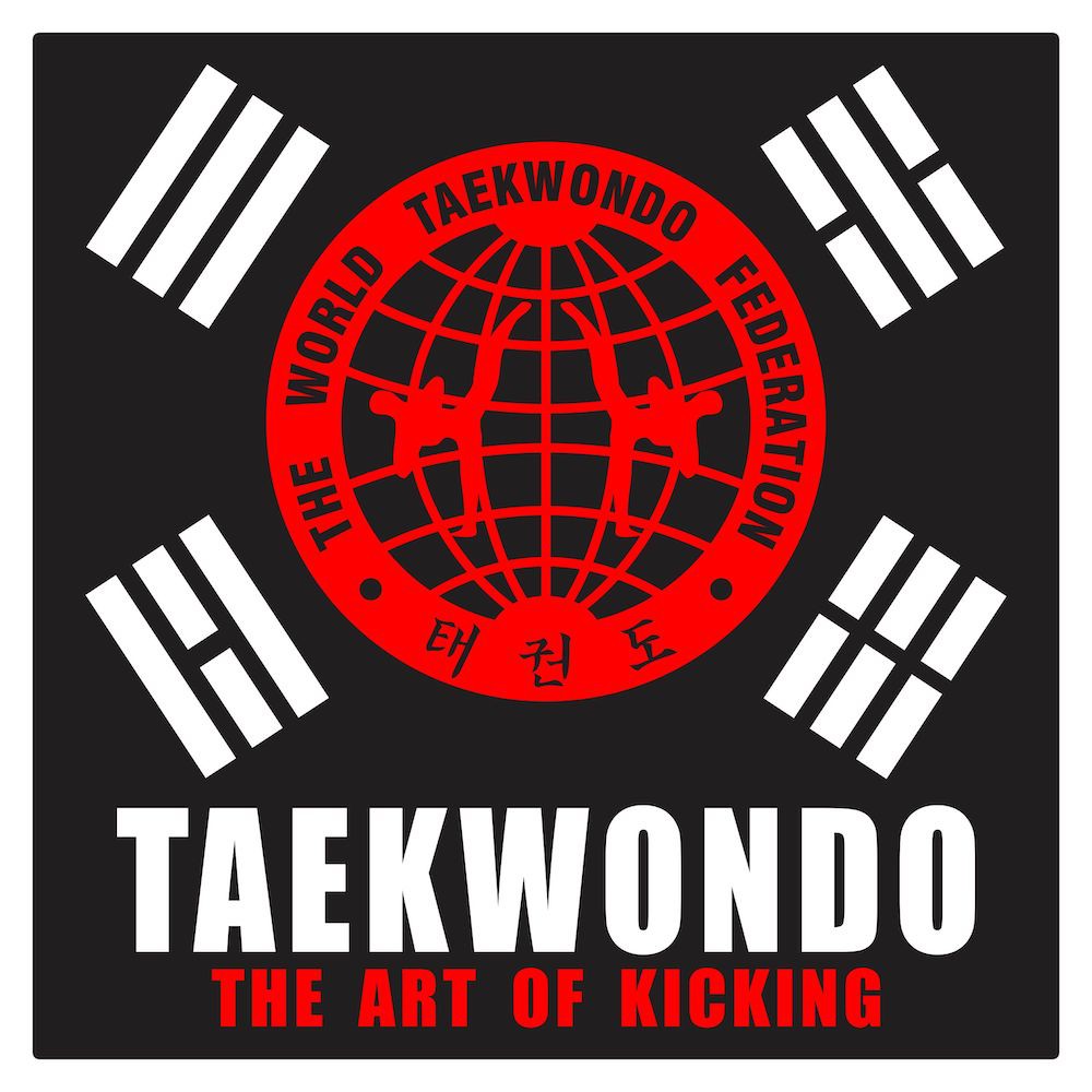 

The Flag of Taekwondo World Cutting Sticker