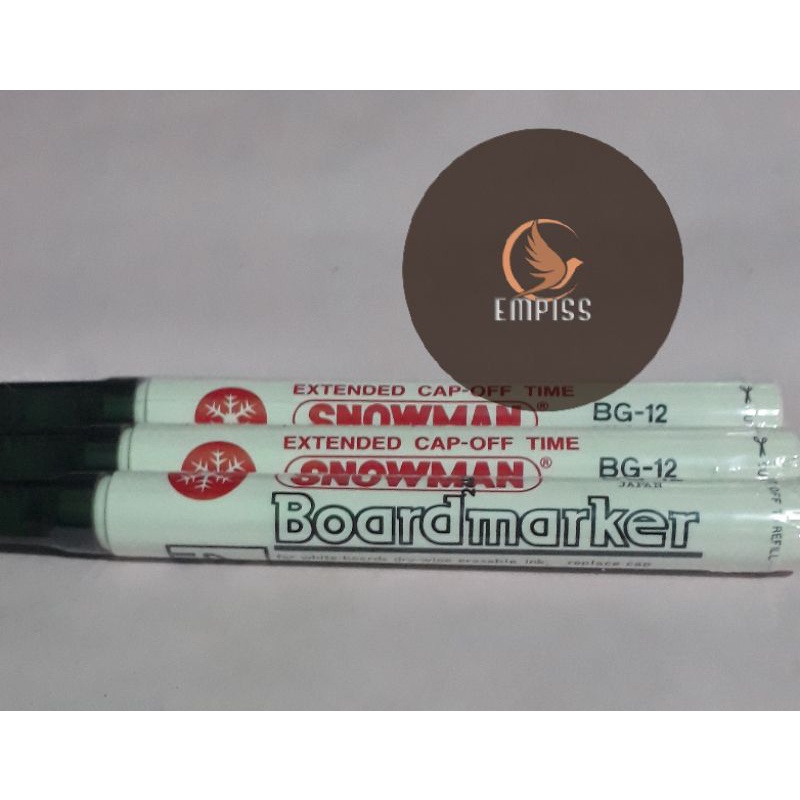 

Spidol Boardmarker snowman warna hitam