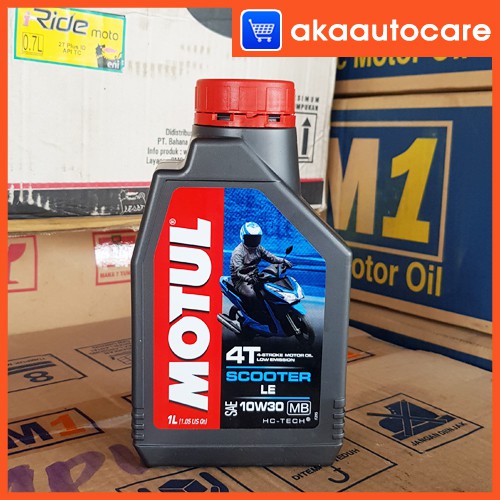 Oli Motor Matic Motul Scooter NMAX Lexi Aerox PCX 1 Liter (Dijamin ASLI)