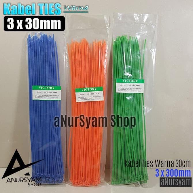 

Kabel Ties 30 cm 3 x 300mm Warna Nylon Cable Ties Kabel Tis Warna 30cm anursy44 Kualitas Baik