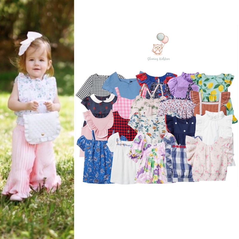 J&Jack Lavido ON Kaos Blouse Anak Perempuan 3 bulan-10 tahun