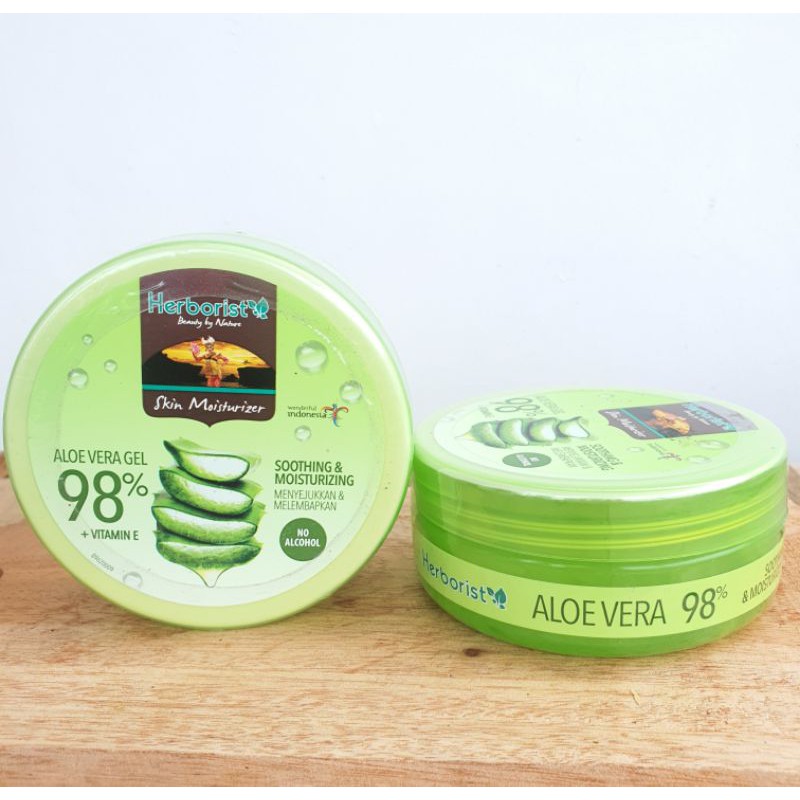 Herborist Aloevera Gel 98% 250gr Soothing &amp; Moisturizing