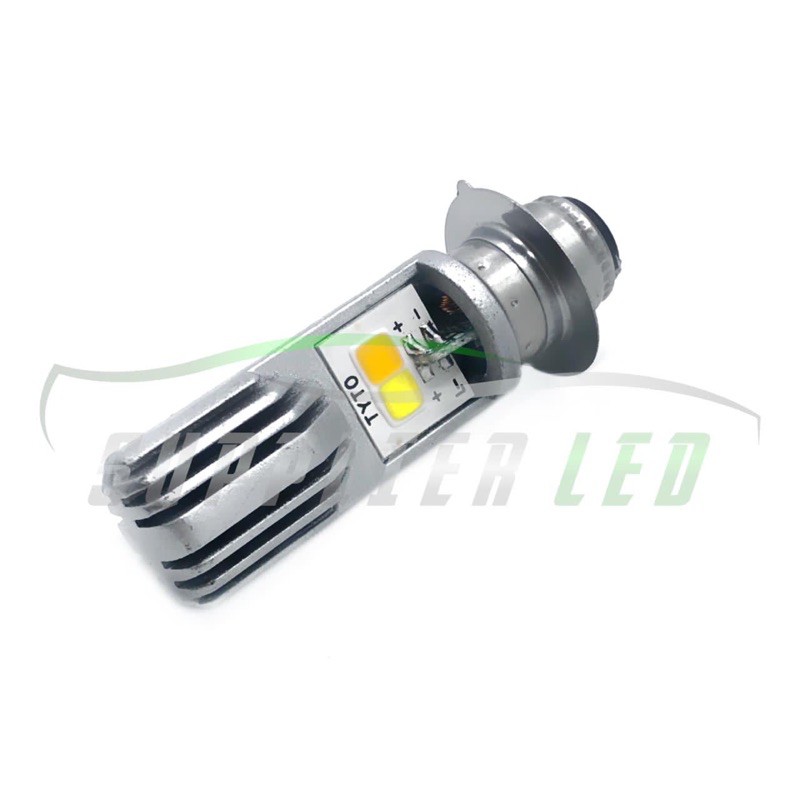 Lampu LED Motor socket H6 M2A TYTO 2 Warna Warm White Yellow