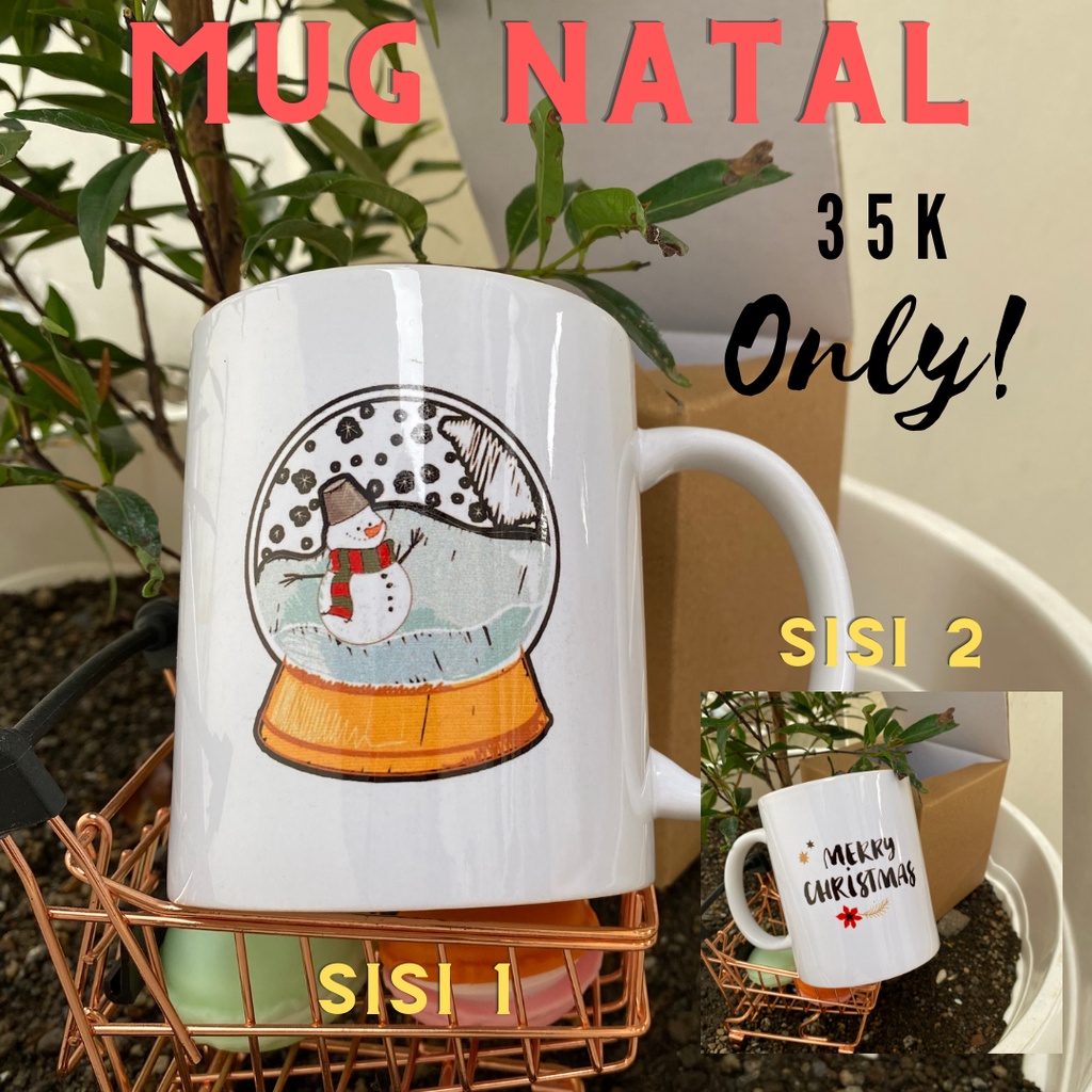 MUG NATAL / GELAS NATAL / CHRISTMAS MUG / MUG CUSTOM