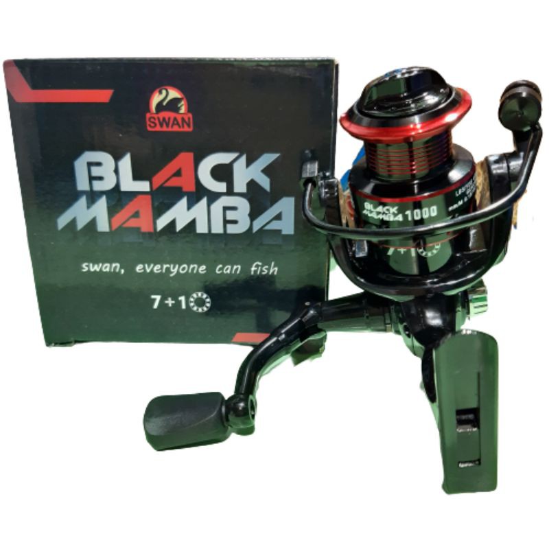 REEL SWAN BLACK MAMBA 1000 dan 2000 8+1 BB