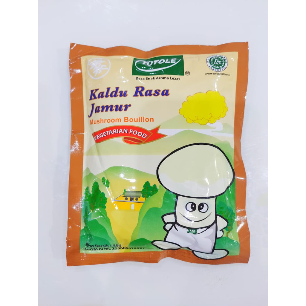 

totole kaldu rasa jamur vegetarian 80 gram gr 80gr 80gram vegan asli enak original kecil murah