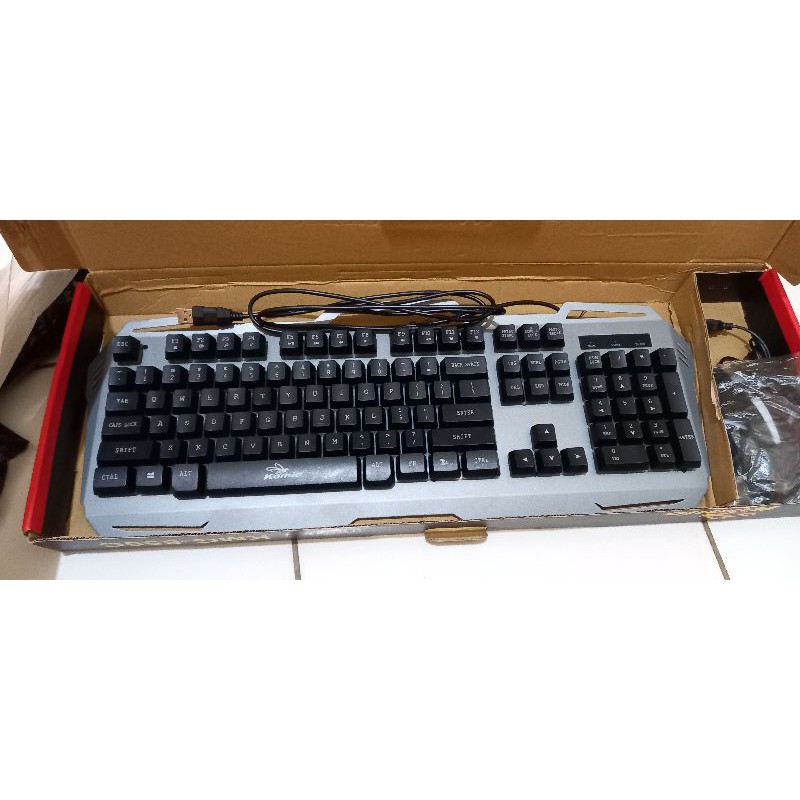 Jual Murah Keyboard Mouse Gaming Keymouse Game Komic KMG-850C USB