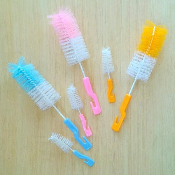 MJS356 -  Milk Bottle Brush Set 2pcs / sikat perlengkapan bayi