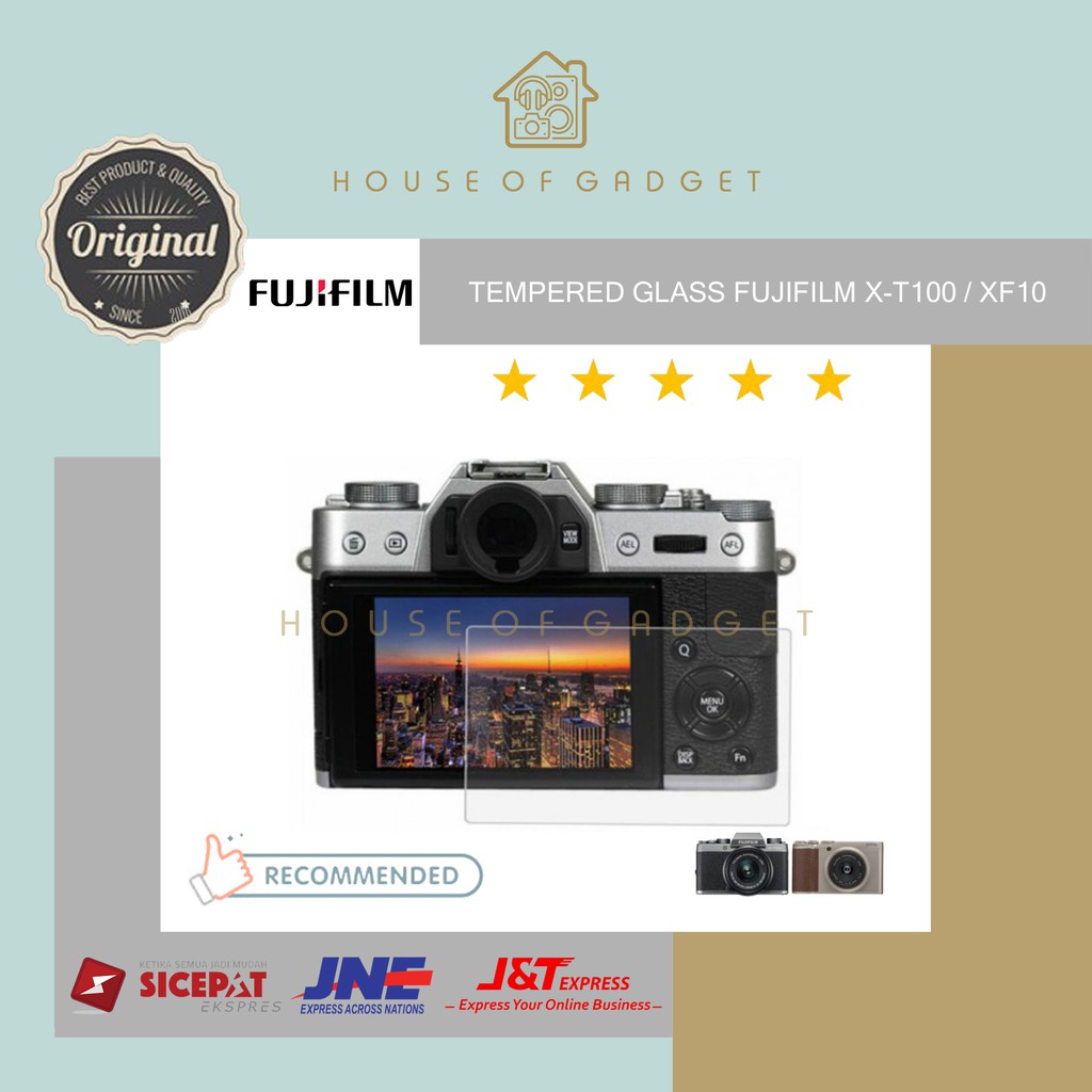 Screen Guard Protector / Tempered Glass Kamera Mirrorless Fujifilm XT100 X-T100 / XF10