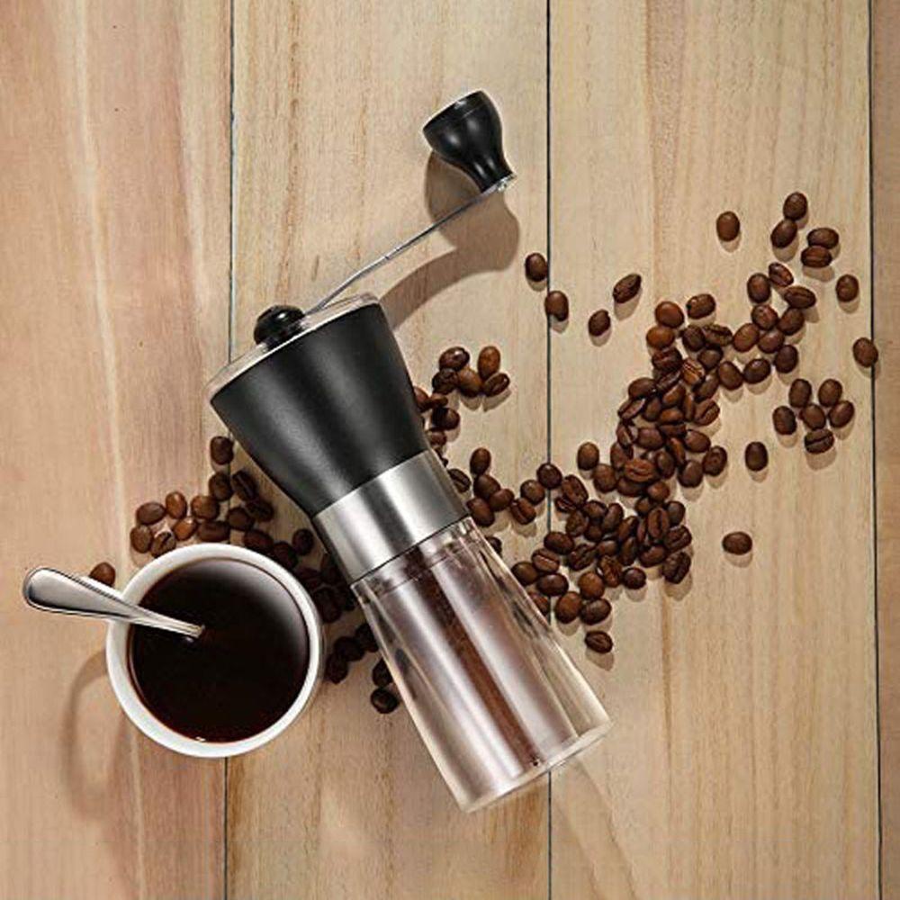 Solighter Penggiling Kopi Manual Handmade Keramik Burr Spice Adjustable Knob Setting