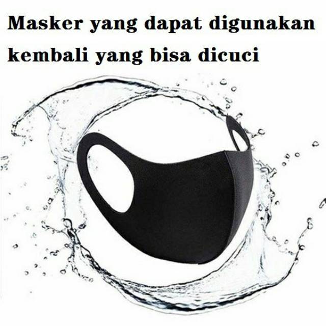 Masker Kain Polos Scuba Premium Tebal/Masker Hijab/Masker KPOP/Reusable Mask/Masker Dewasa/Anak