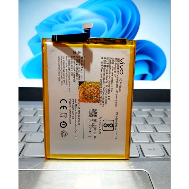 Baterai Original Vivo V5 Lite 1609 Batre Batrei Batrai B-B2