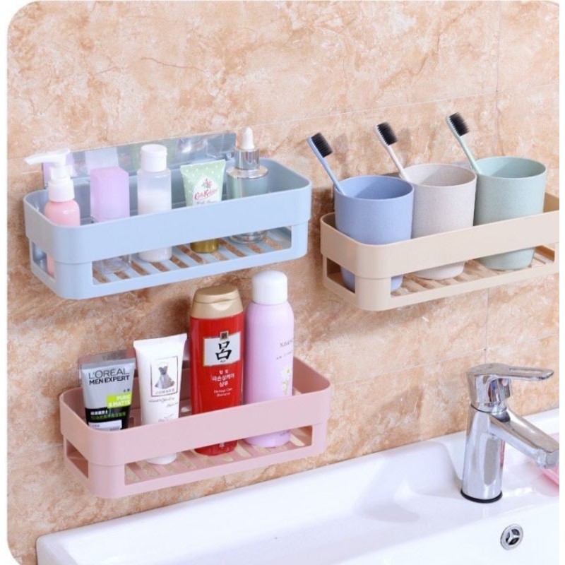 rak tempel kamar mandi | Shopee Indonesia