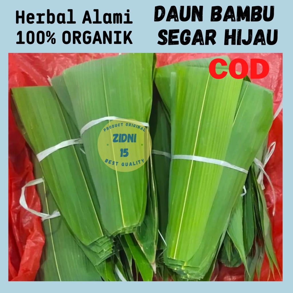 

100 lembar DAUN BAMBU SEGAR BUNGKUS BACANG / BAKCANG